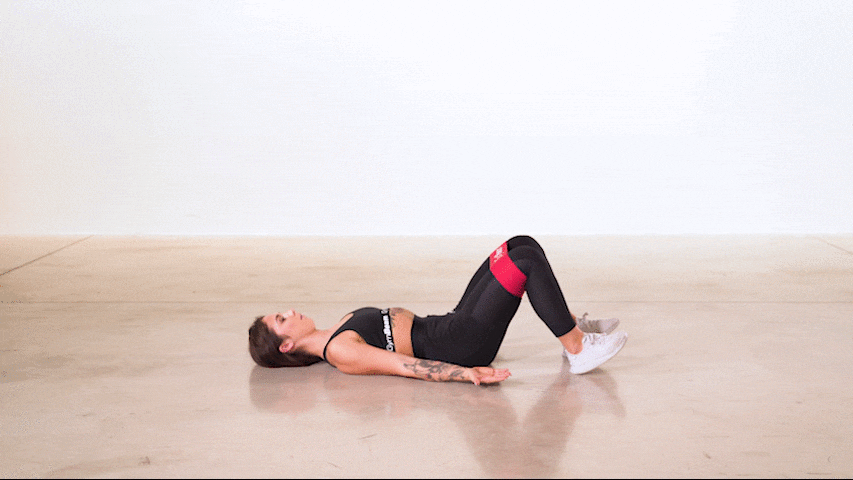 How to Perform Resistance Band Glute Bridge?