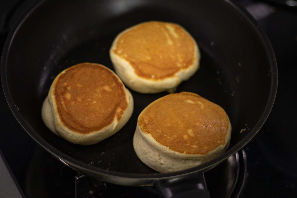 Preparation of the pancakes