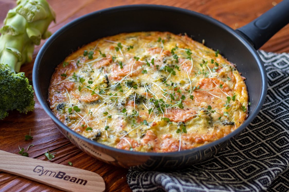 Fitness recept: Italiaanse frittata met zoete aardappelen