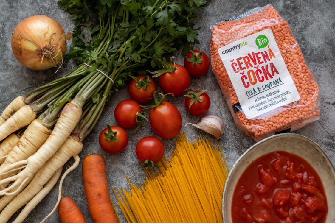 Ingrediënten voor Spaghetti Bolognese