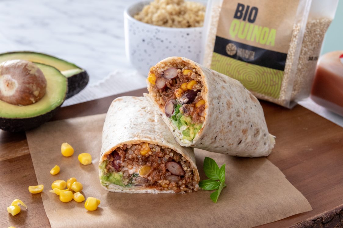 Fitness recept: Sappige rundvlees burrito met quinoa