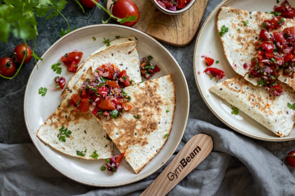 Fitness recept: Quesadilla met tonijn en tomatosalsa