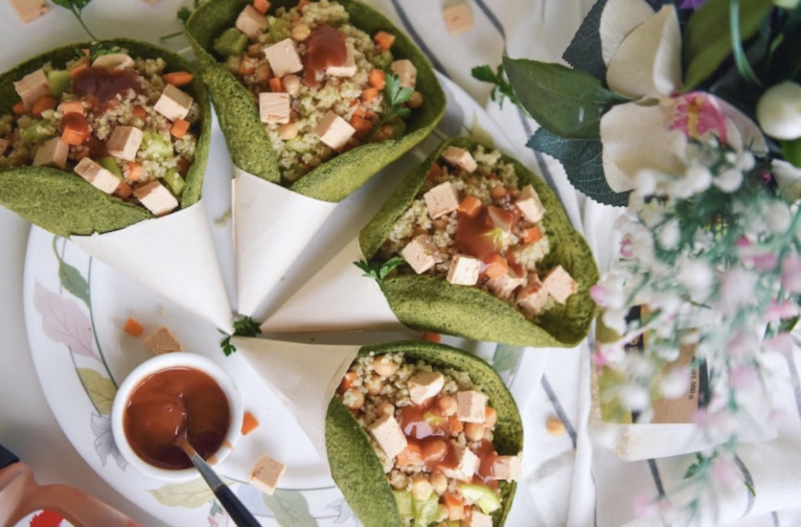 Fitness Recept: Vegan Tortilla's met Quinoa en Groenten