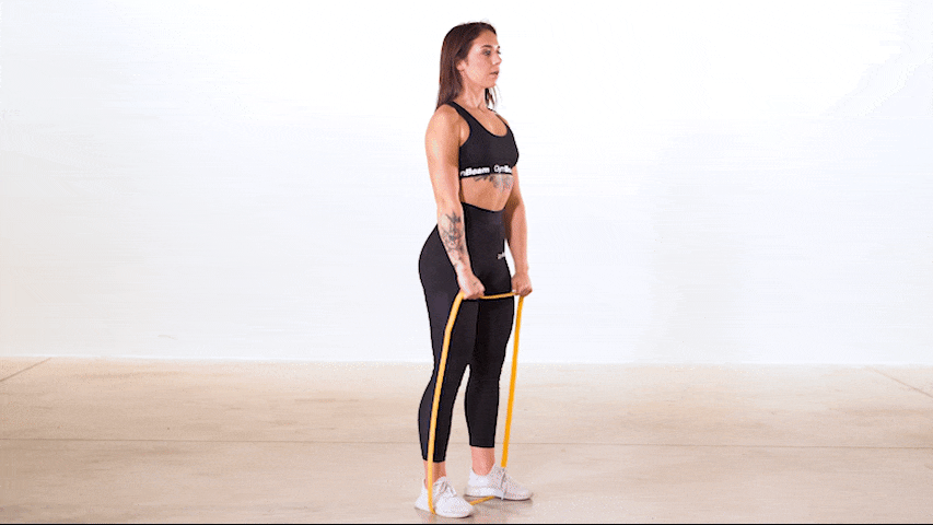 How to Perform Resistance Band High Pull?