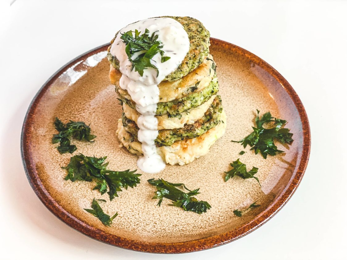 Fitness recept: Koolflower- en broccoli fritters