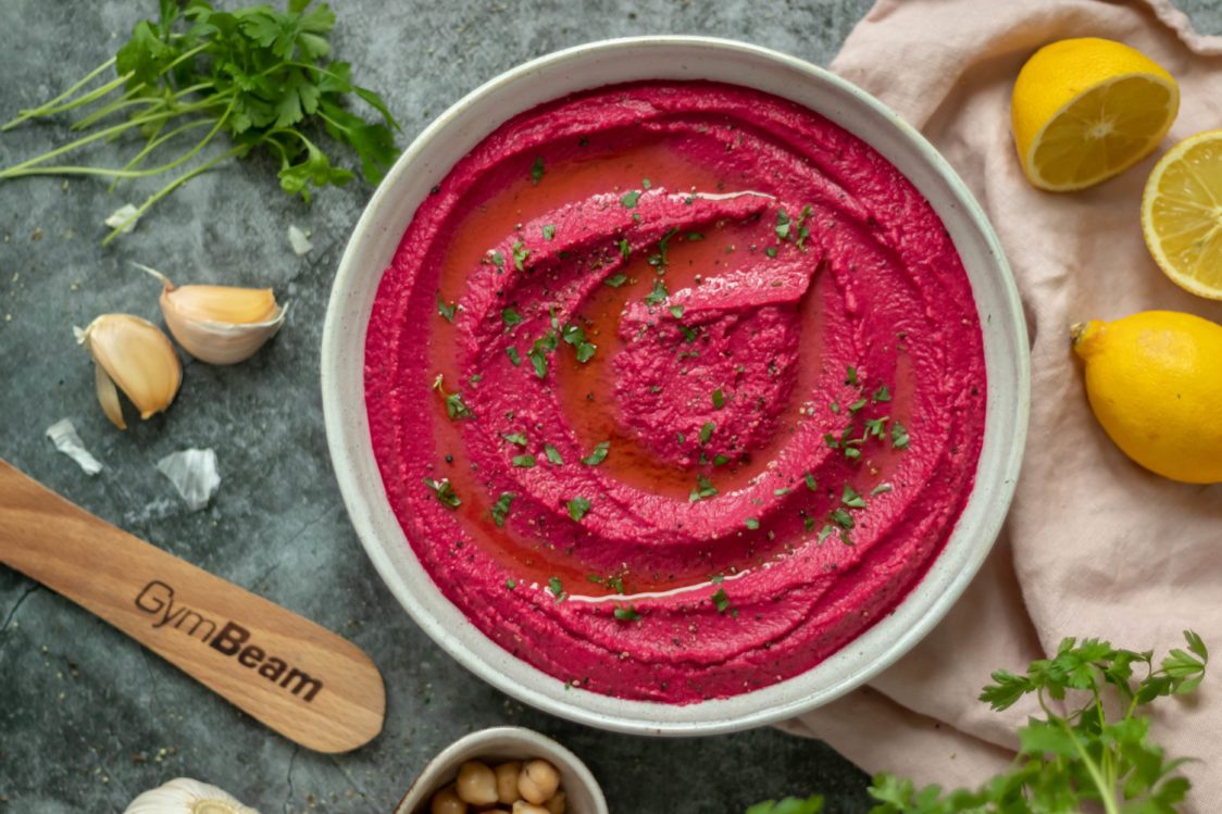 Fitness Recept: Hummus met kikkererwten en bieten