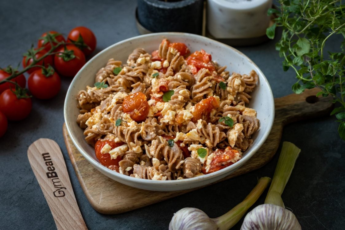 Fitness Recept: Volkoren pasta met feta en cherrytomaten