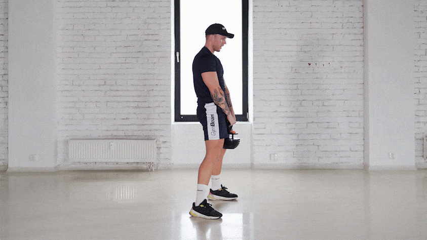 Come eseguire correttamente il Kettlebell Plank + Deadlift