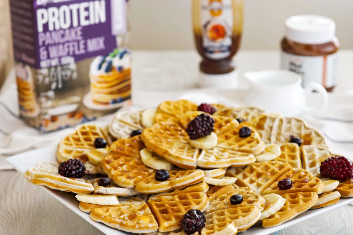 Fitness Recept: Snelle ontbijtwafels gemaakt van twee ingrediënten met een enorme hoeveelheid proteïne