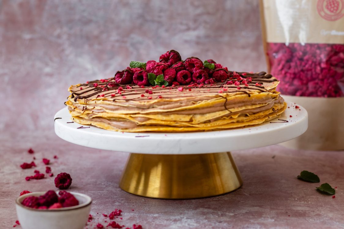 Fitness Recept: Chocolade & Kwarkroom Pannenkoektaart