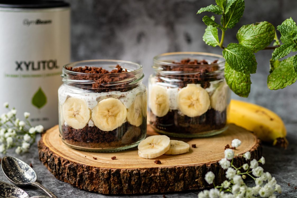 Recept voor fitness: Gezonde mokcake in glas