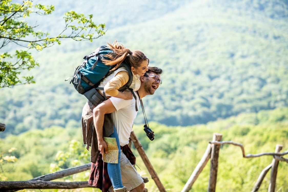 Wandelen met familie en vrienden