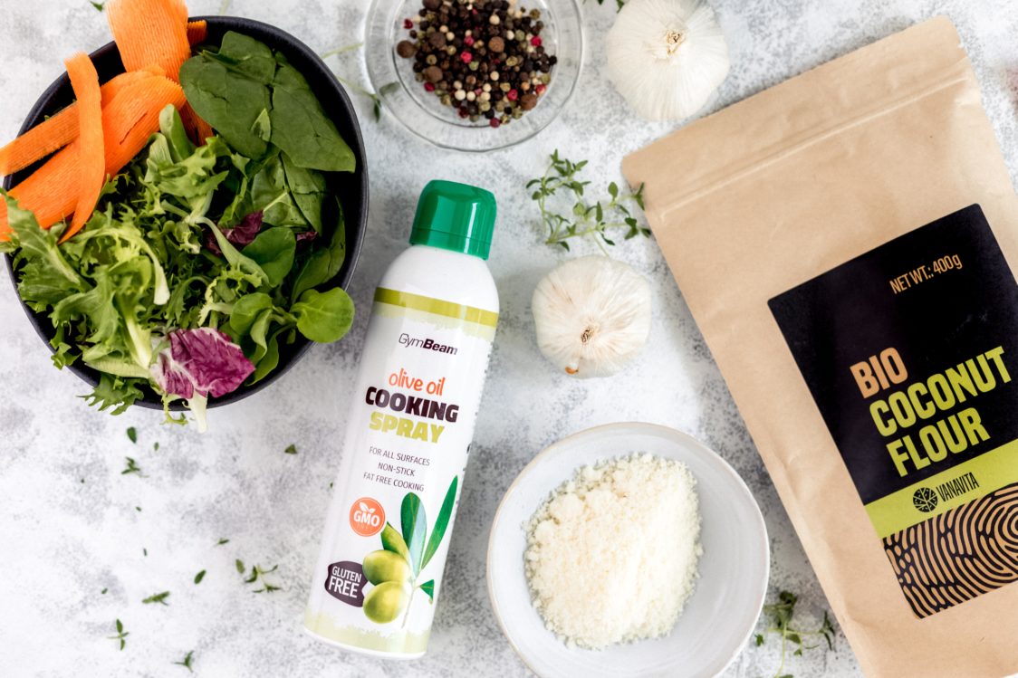 Ingrediënten voor spinazie wafels