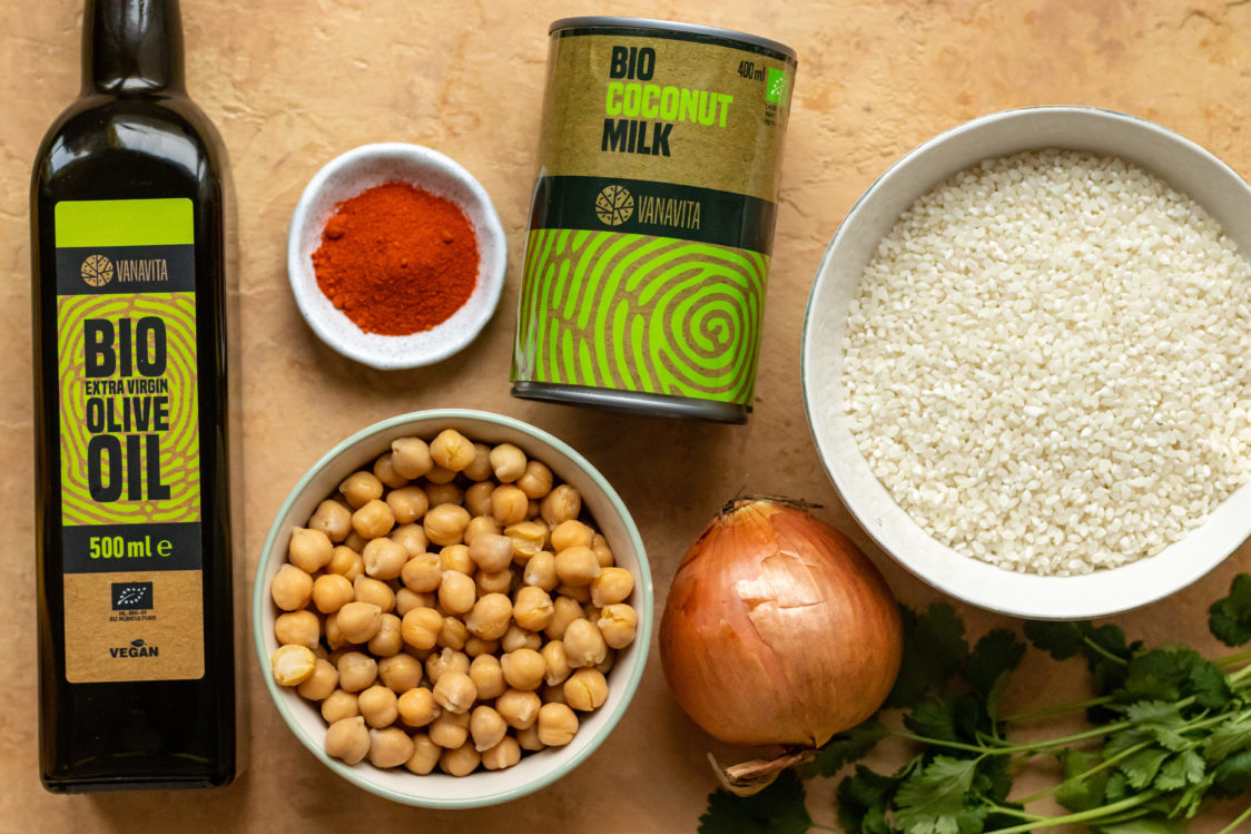 Creamy Chickpea Paprikash - Ingredients