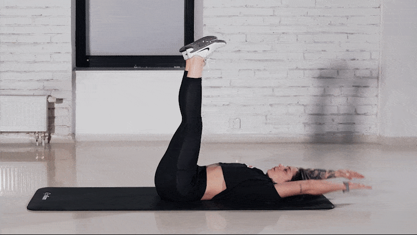 How to Perform Raised Legs Crunch?