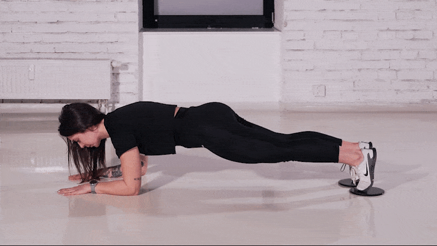 How to Perform Slider Plank Jack?