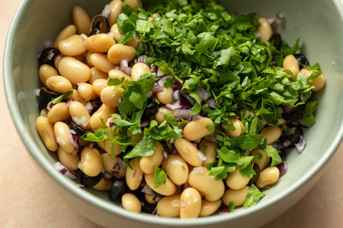 Bean Salad with Tuna - Directions