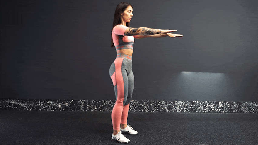 How to perform a bodyweight squat?