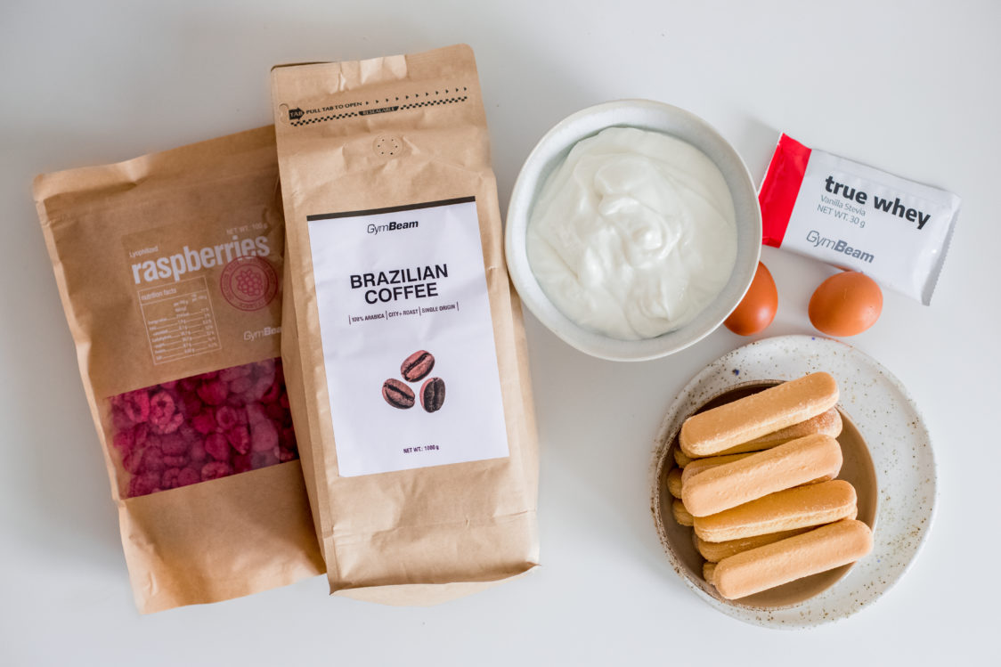 Raspberry Tiramisu in a Glass