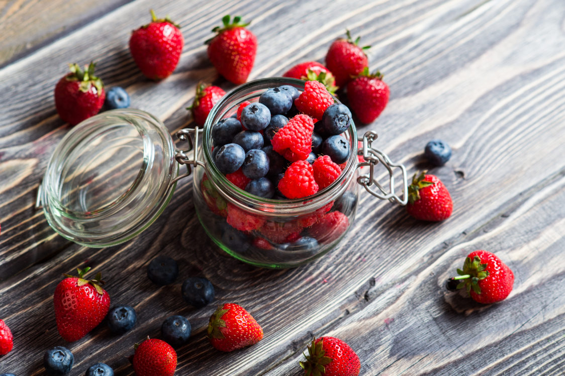 Berries in a diet