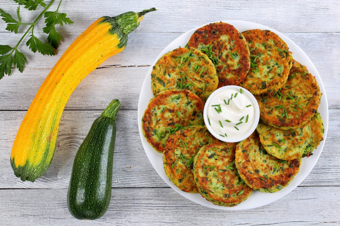 Courgette in een dieet