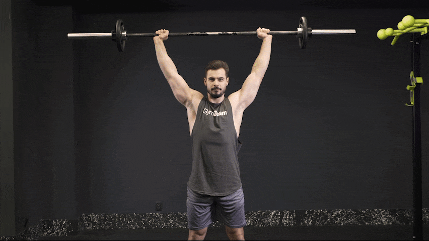 Як правильно виконувати жим штанги стоячи