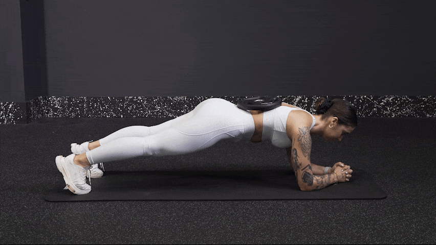 More demanding variations of the plank