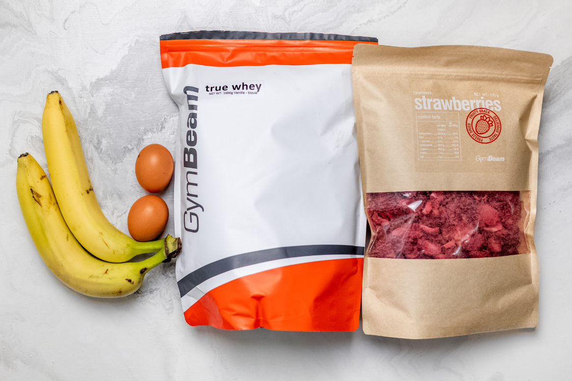 Bananen-Pfannkuchen mit nur drei Zutaten - Zutaten