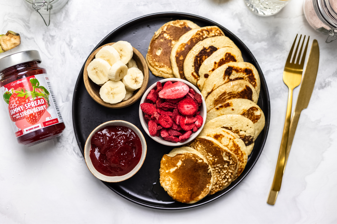 Bananen-Pfannkuchen mit nur drei Zutaten