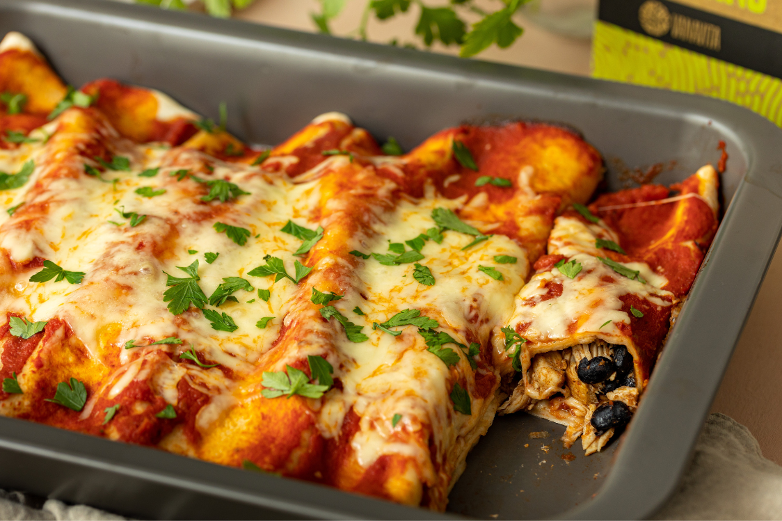 Hähnchen-Enchiladas