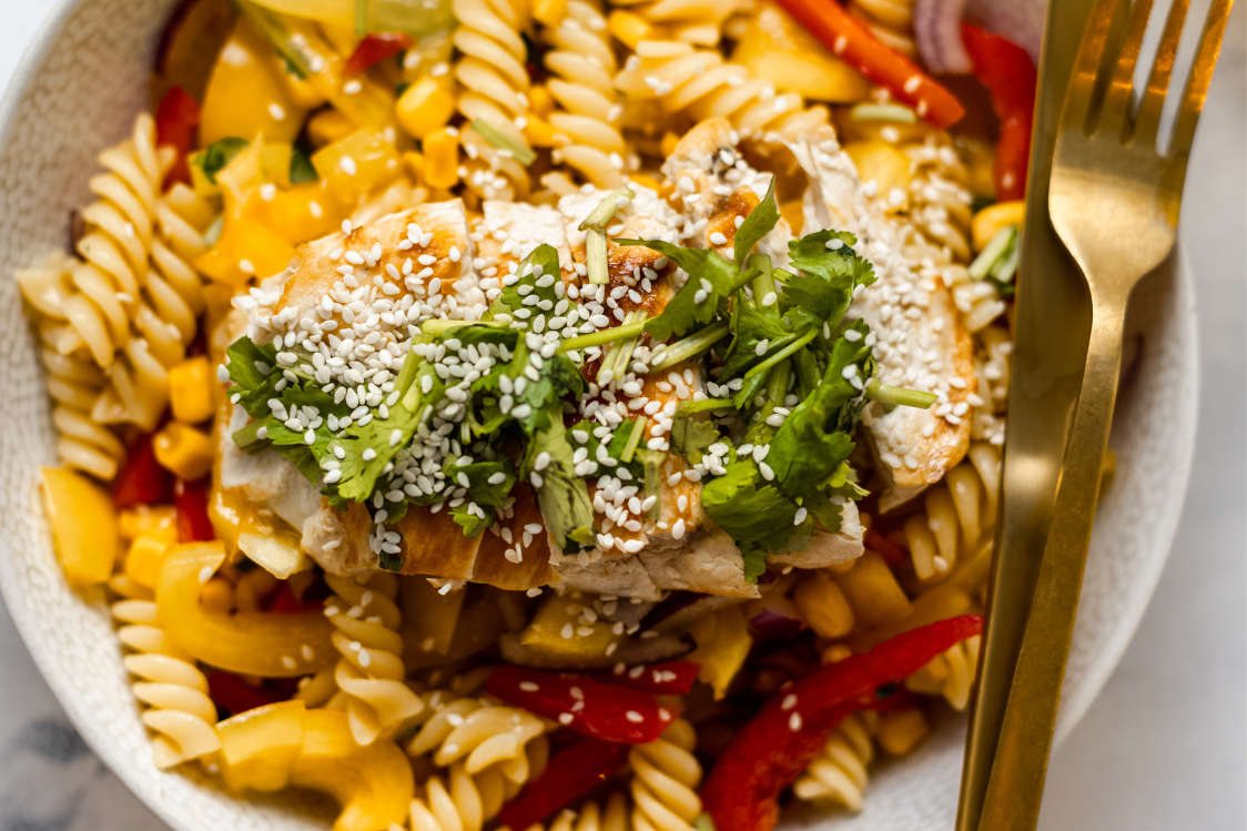 Photo of Health Recipe: Asian Pasta Salad