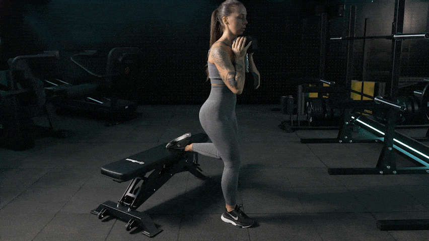 Български сплит клек (Bulgarian Split Squat)