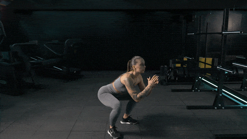 Скок от клек (Jumping Air Squat)