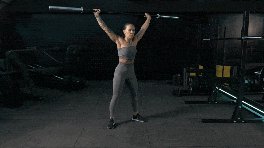 Клек над глава ( Overhead Squat)