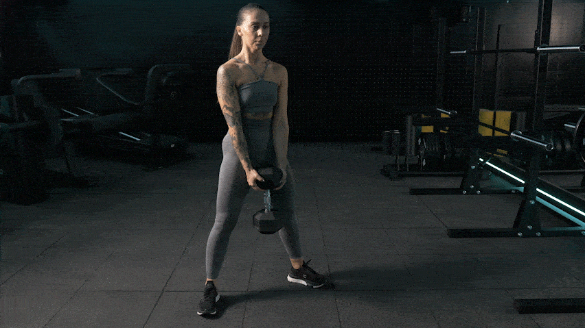 Сумо клек с дъмбели (Dumbbell Sumo Squat)