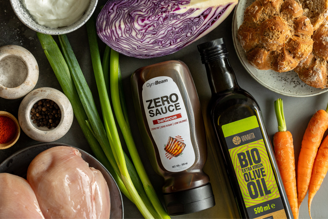 Pulled Chicken Burger - Ingredients