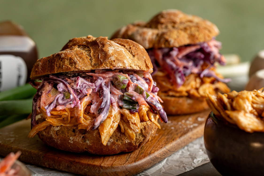 Pulled Chicken Burger