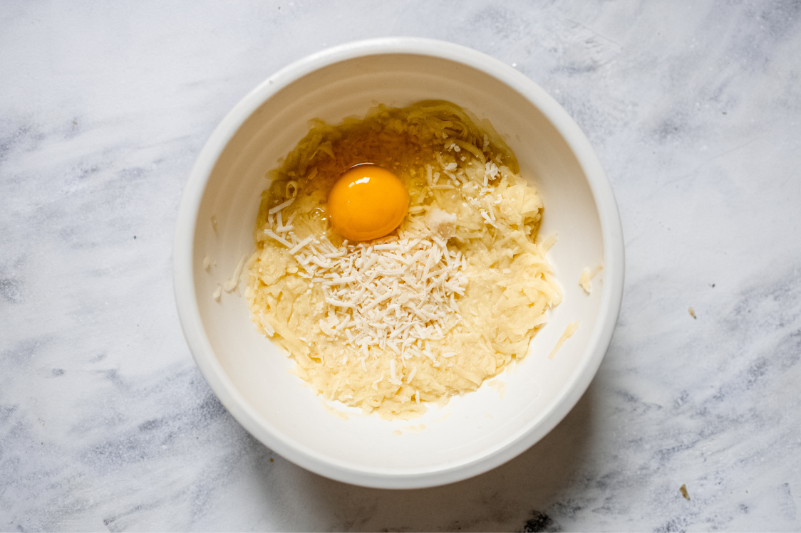 Baked Potato Latkes - Preparation