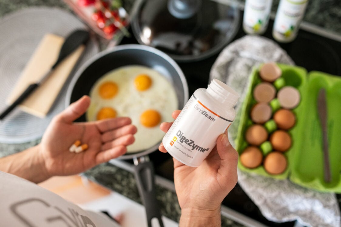 Digestive enzymes include substances such as amylase, lipase, protease and lactase