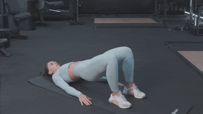 Vježba naizmjenični Glute Bridge