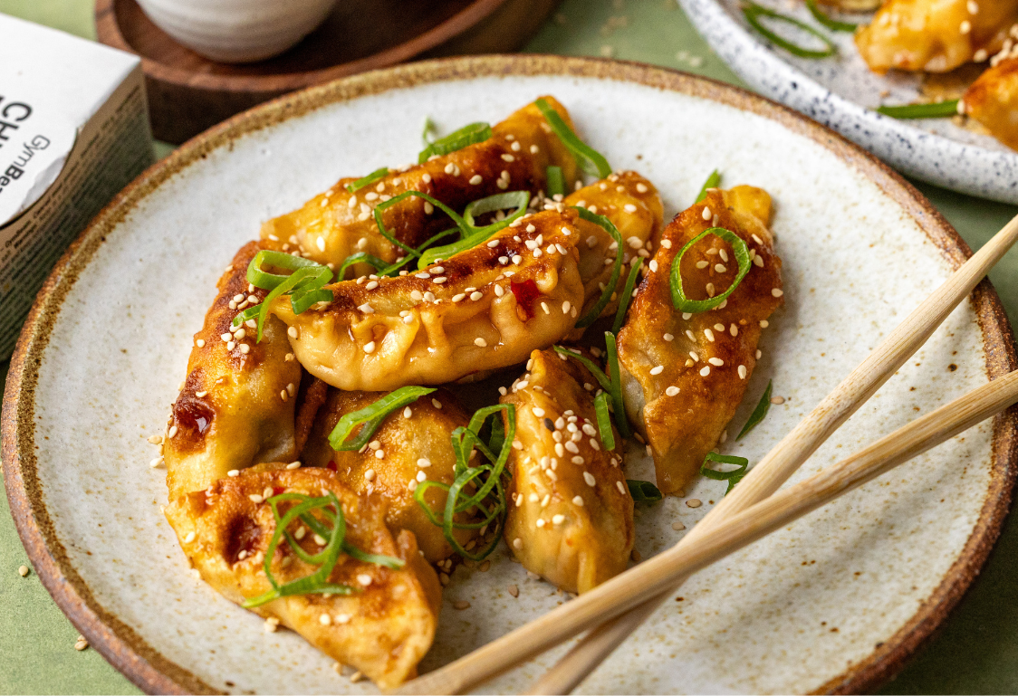 Pierożki gyoza z kurczakiem