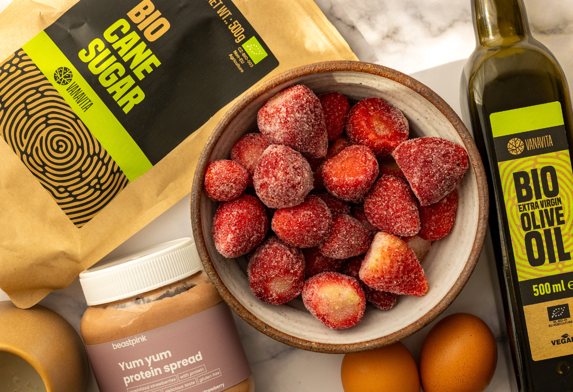 Chec cu căpșuni și chefir - Ingrediente