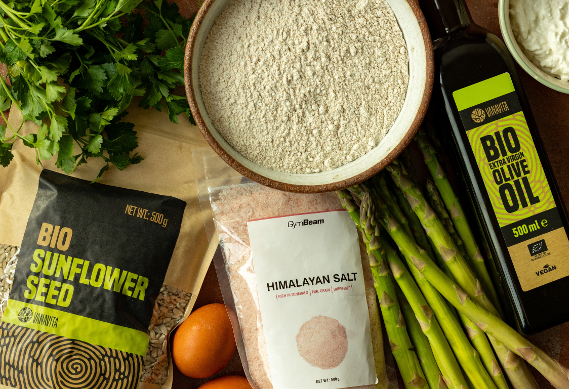 Savory Asparagus Tart - Ingredients