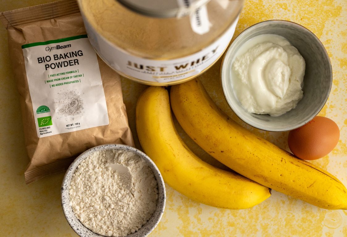 Battered bananas - ingredients