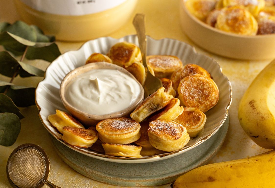 Bananas in batter