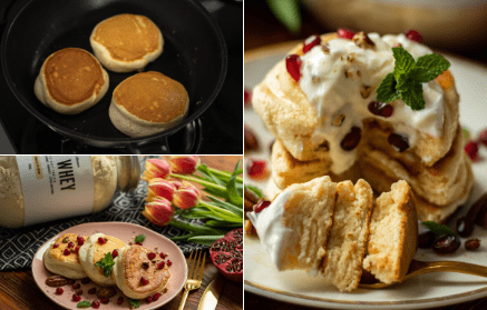 Web - Fitness recept: Fluffy souffle pancakes