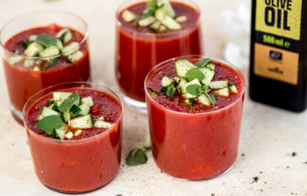 Recept - Studená gazpacho polievka z čerstvej zeleniny