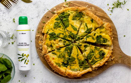 Фітнес-рецепт: Гарбузовий кіш зі шпинатом та моцарелою