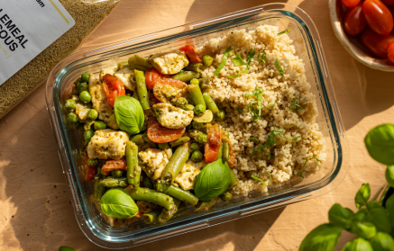 Fitness Recipe: Pesto Chicken Couscous