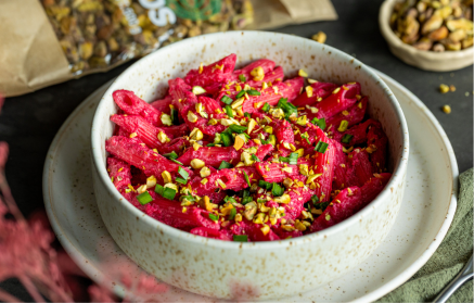 Fitness Recipe: Creamy Beet Pasta